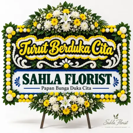 Papan Bunga Duka Metro